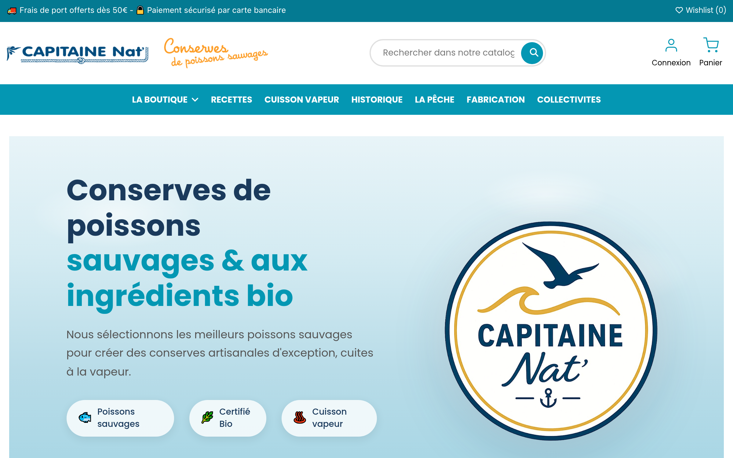 Capitaine Nat - Site Vitrine