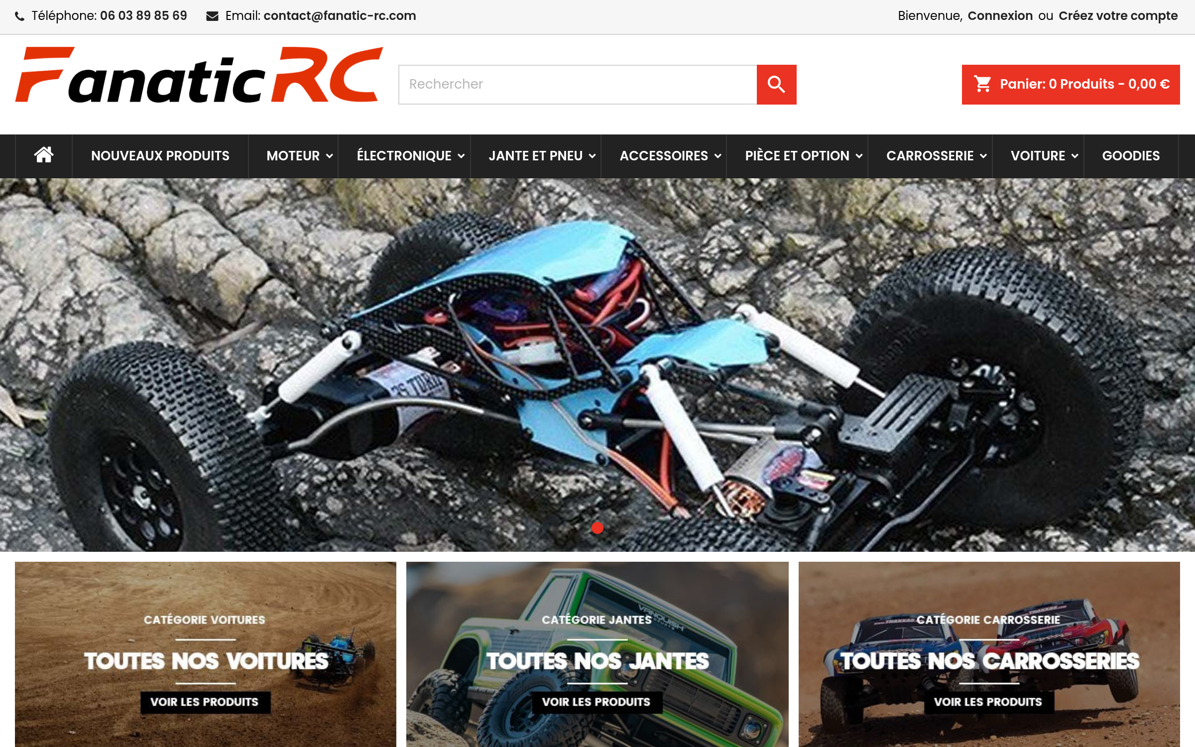 Fanatic RC - E-commerce Modélisme