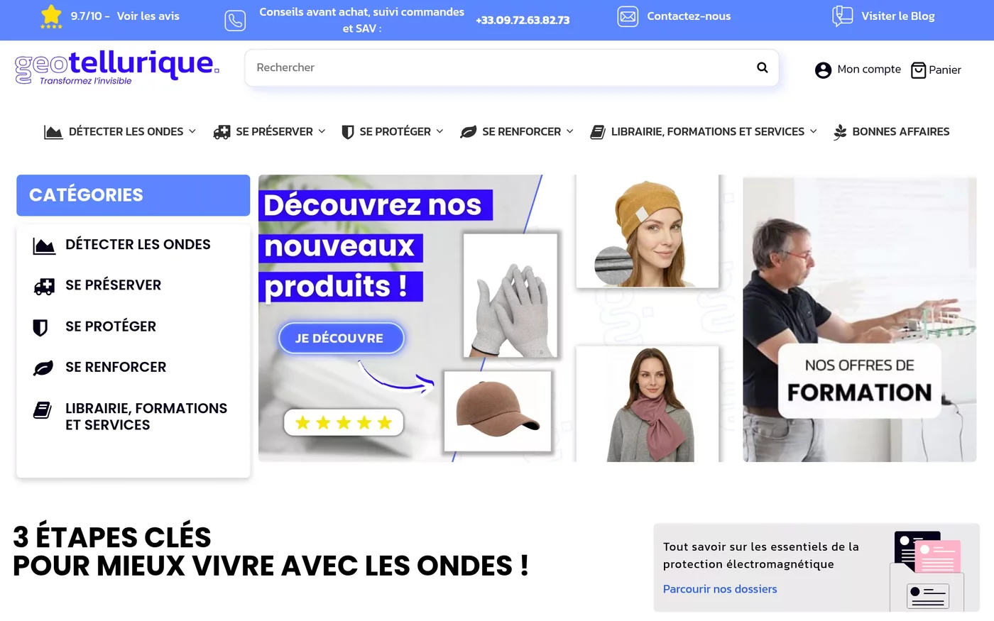 Géotellurique - E-commerce Géobiologie